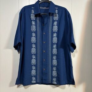 Caribbean | Men's Shirt with Pineapple Design